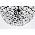 Emilia 20 inch flush mount in black