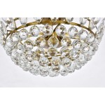 Emilia 20 inch flush mount in brass