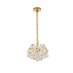 Savannah 12 inch pendant in brass