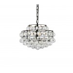 Savannah 14 inch pendant in black