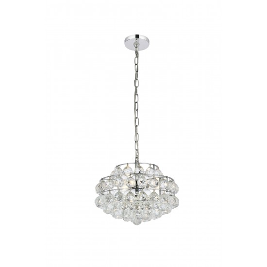 Savannah 14 inch pendant in chrome