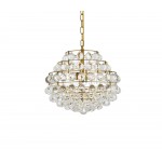 Savannah 16 inch pendant in brass