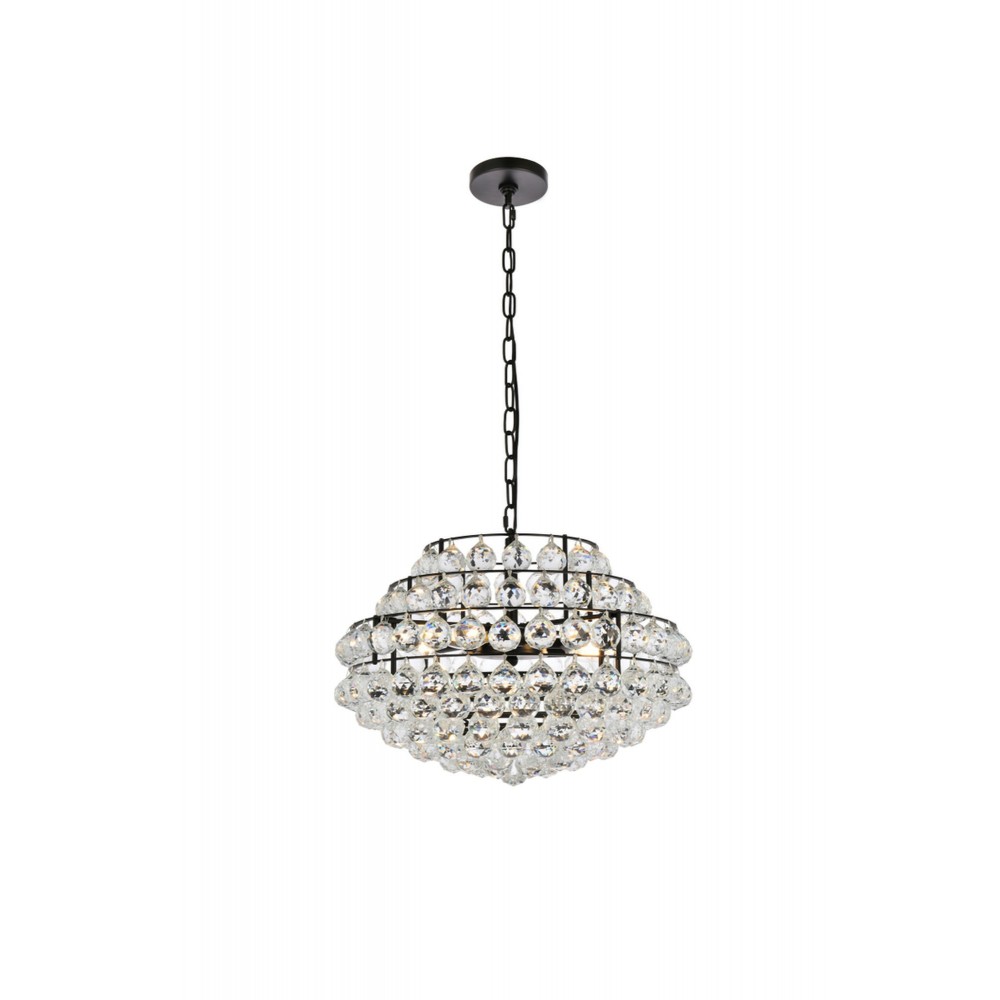 Savannah 20 inch pendant in black