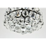 Savannah 12 inch flush mount in black