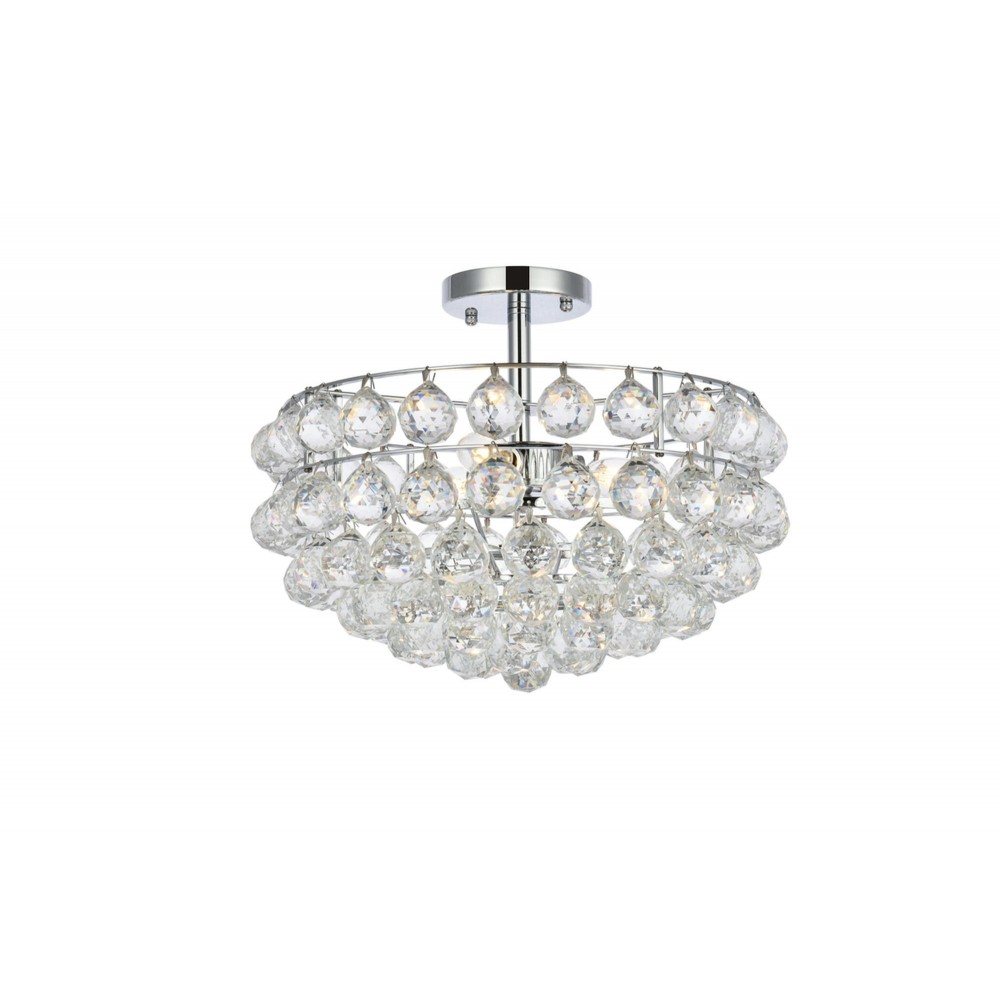 Savannah 16 inch flush mount in chrome Savannah 16 inch flush mount in chrome