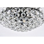 Savannah 18 inch flush mount in black