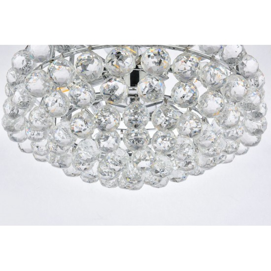 Savannah 18 inch flush mount in chrome