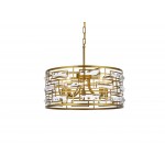 Kennedy 18.5 inch pendant in brass