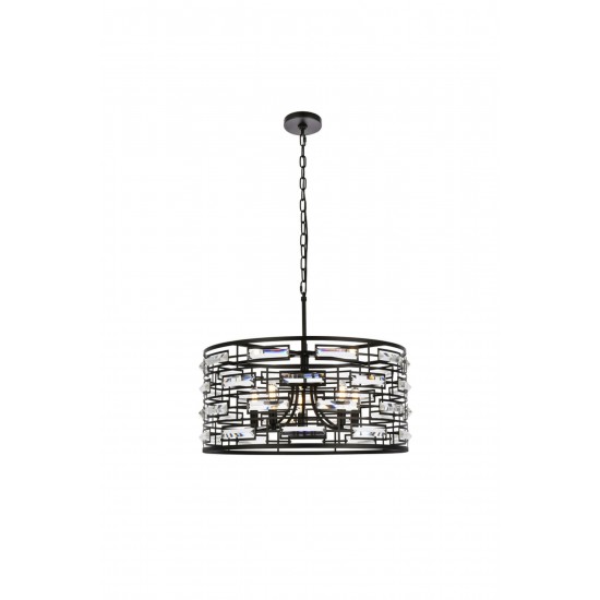 Kennedy 24 inch pendant in black