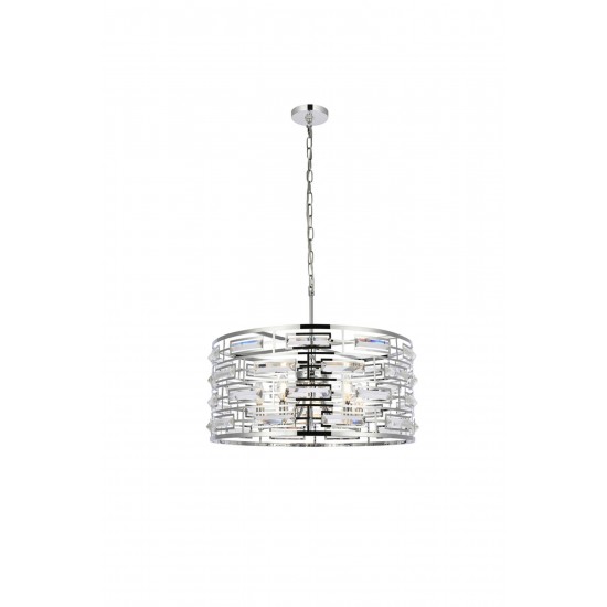 Kennedy 24 inch pendant in chrome