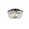 Cora 10 inch flush mount in black