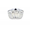 Cora 10 inch flush mount in chrome