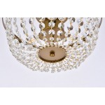 Cora 13 inch flush mount in brass