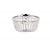 Cora 13 inch flush mount in chrome