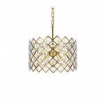 Lyla 16 inch pendant in brass