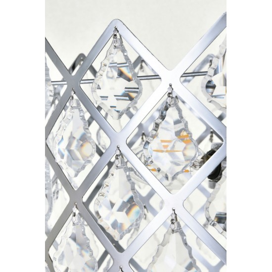 Lyla 16 inch pendant in chrome