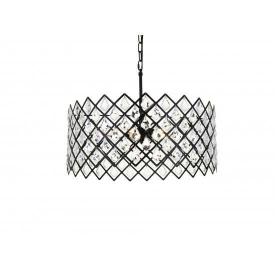 Lyla 21 inch pendant in black