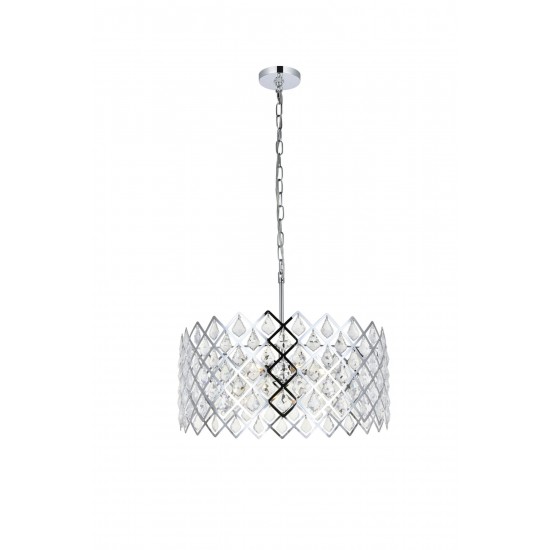 Lyla 21 inch pendant in chrome