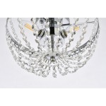 Kylie 12 inch flush mount in chrome