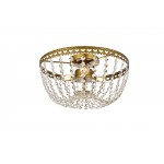 Kylie 14 inch flush mount in brass