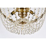 Kylie 16 inch flush mount in brass