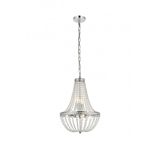 Valeria 14 inch pendant in chrome