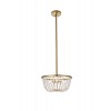 Gianna 13 inch pendant in brass