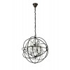 Geneva 6 light Dark Bronze Chandelier Clear Royal Cut crystal, 1130D25DB/RC