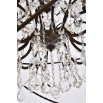 Geneva 18 light Rustic Intent Chandelier Clear Royal Cut crystal