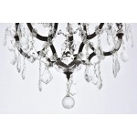 Elena 5 light Rustic Intent Pendant clear Royal Cut crystal