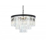 Sydney 9 light Matte Black Chandelier Clear Royal Cut Crystal, 1201D26MB/RC