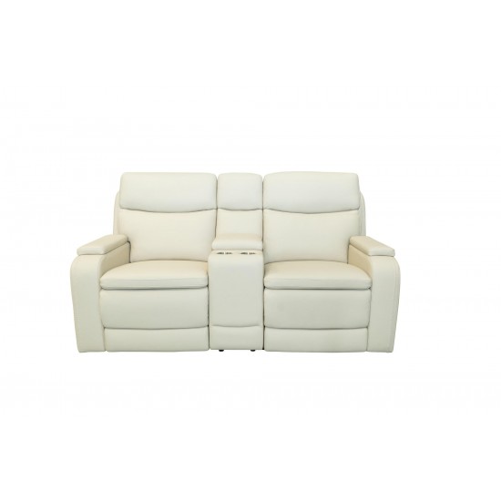Gunner Console Loveseat w/Power Recline, Head Rests, Cupholders & Storage