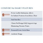 3P-1446 Maple Power Swivel Glider Recliner