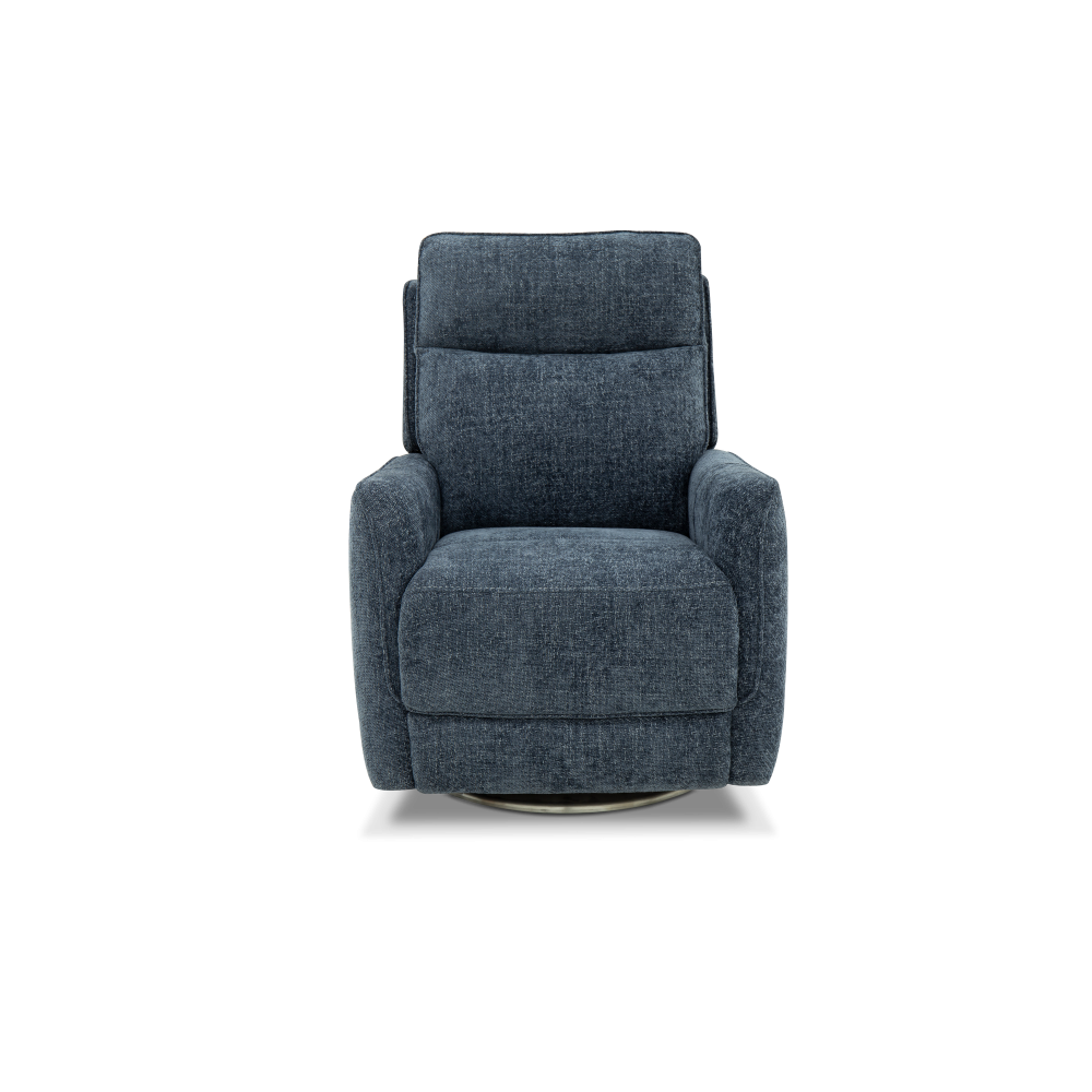 Maben Triple Power Swivel Recliner w/Power Recline, Head Rest & Power Lumbar