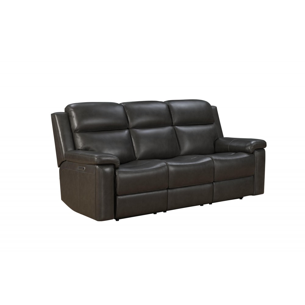 Leon Power Reclining Sofa w/Power Head Rests, Power Lumbar, Heat & Massage