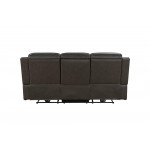 Leon Power Reclining Sofa w/Power Head Rests, Power Lumbar, Heat & Massage
