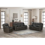 Leon Power Reclining Sofa w/Power Head Rests, Power Lumbar, Heat & Massage