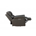 9PHLHM-1343 Leon Power Recliner w/Power Head Rest, Power Lumbar, Heat & Massage
