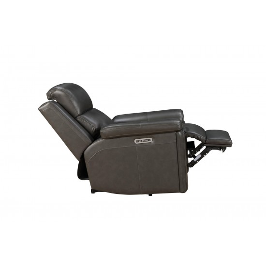 9PHLHM-1343 Leon Power Recliner w/Power Head Rest, Power Lumbar, Heat & Massage