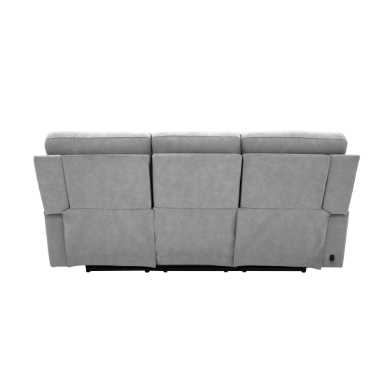 Ashbee Zero Gravity Sofa w/Power Recline, Head Rests & 3" Footrest Extension
