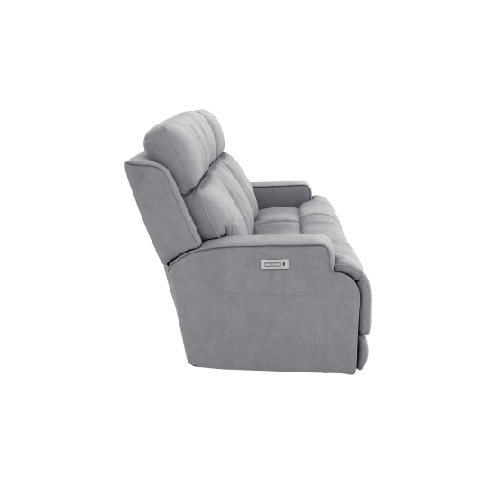 Ashbee Zero Gravity Sofa w/Power Recline, Head Rests & 3" Footrest Extension
