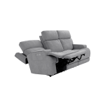 Ashbee Zero Gravity Sofa w/Power Recline, Head Rests & 3" Footrest Extension