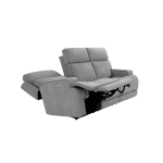 Ashbee Zero Gravity Sofa w/Power Recline, Head Rests & 3" Footrest Extension
