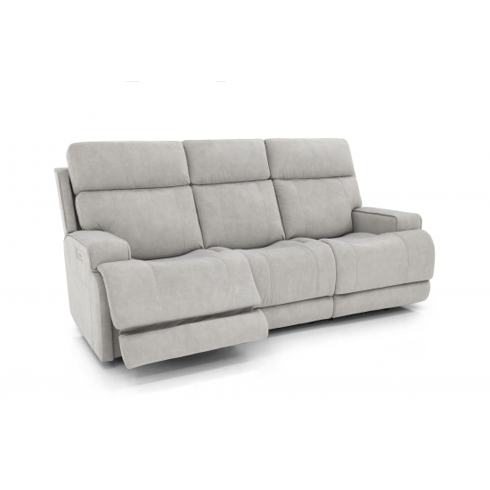 Ashbee Zero Gravity Sofa w/Power Recline, Head Rests & 3" Footrest Extension