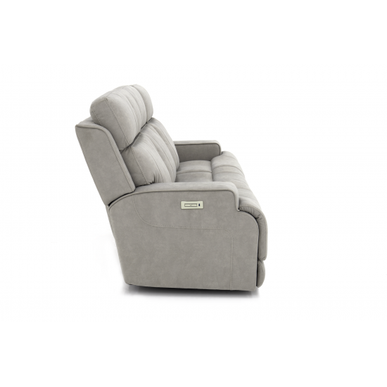 Ashbee Zero Gravity Sofa w/Power Recline, Head Rests & 3" Footrest Extension