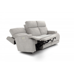 Ashbee Zero Gravity Sofa w/Power Recline, Head Rests & 3" Footrest Extension