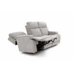 Ashbee Zero Gravity Sofa w/Power Recline, Head Rests & 3" Footrest Extension
