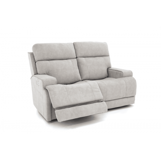 Ashbee Zero Gravity Loveseat w/Power Recline, Head Rests & 3" Footrest Extension