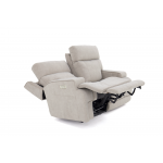 Ashbee Zero Gravity Loveseat w/Power Recline, Head Rests & 3" Footrest Extension
