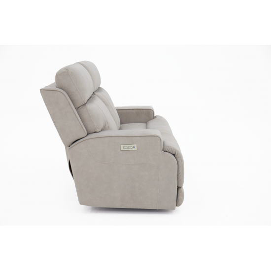 Ashbee Zero Gravity Loveseat w/Power Recline, Head Rests & 3" Footrest Extension